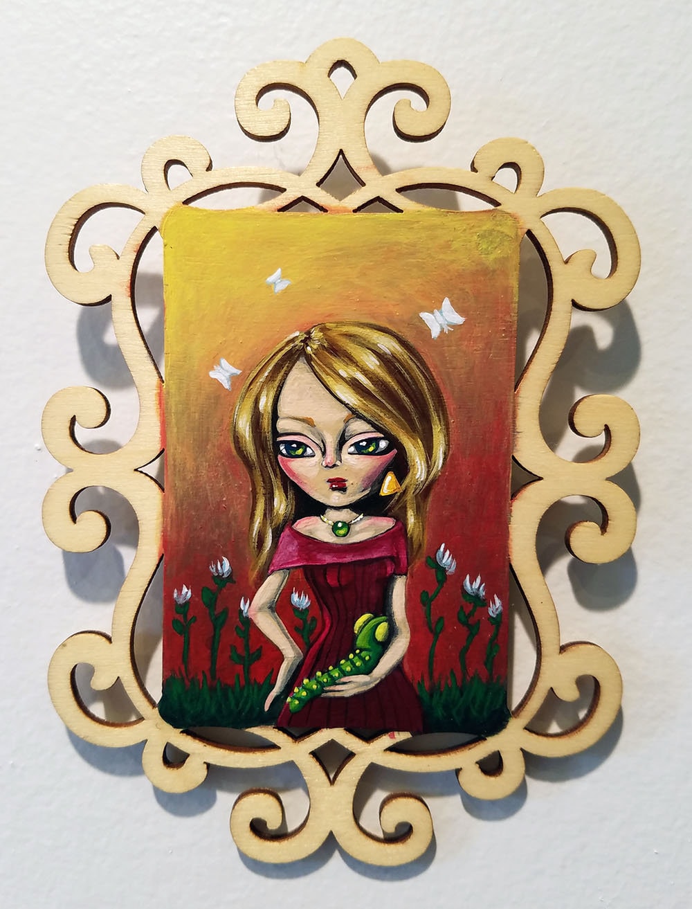 Little Friend Original Miniature Painting