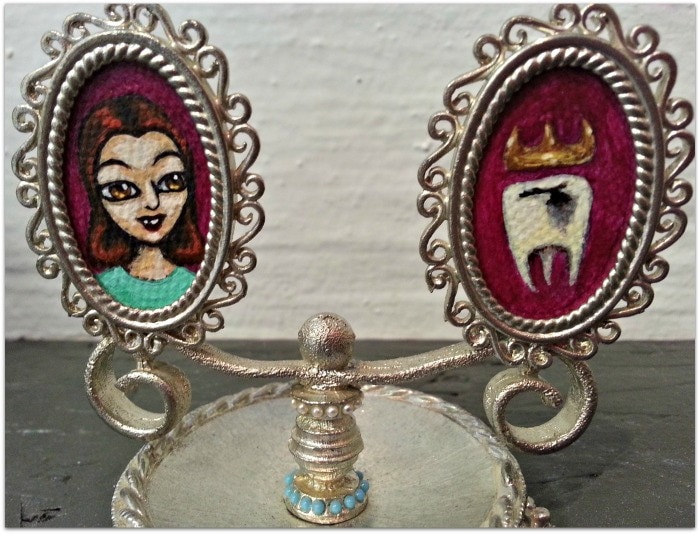 The Cavity Original Miniature Diptych - Image 2