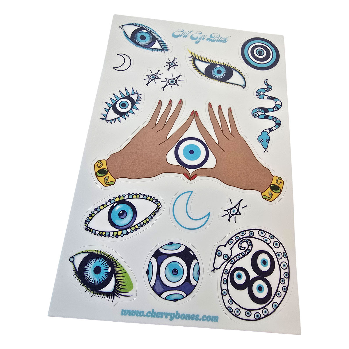 Evil Eye Sticker Sheet 4x6" - Image 2