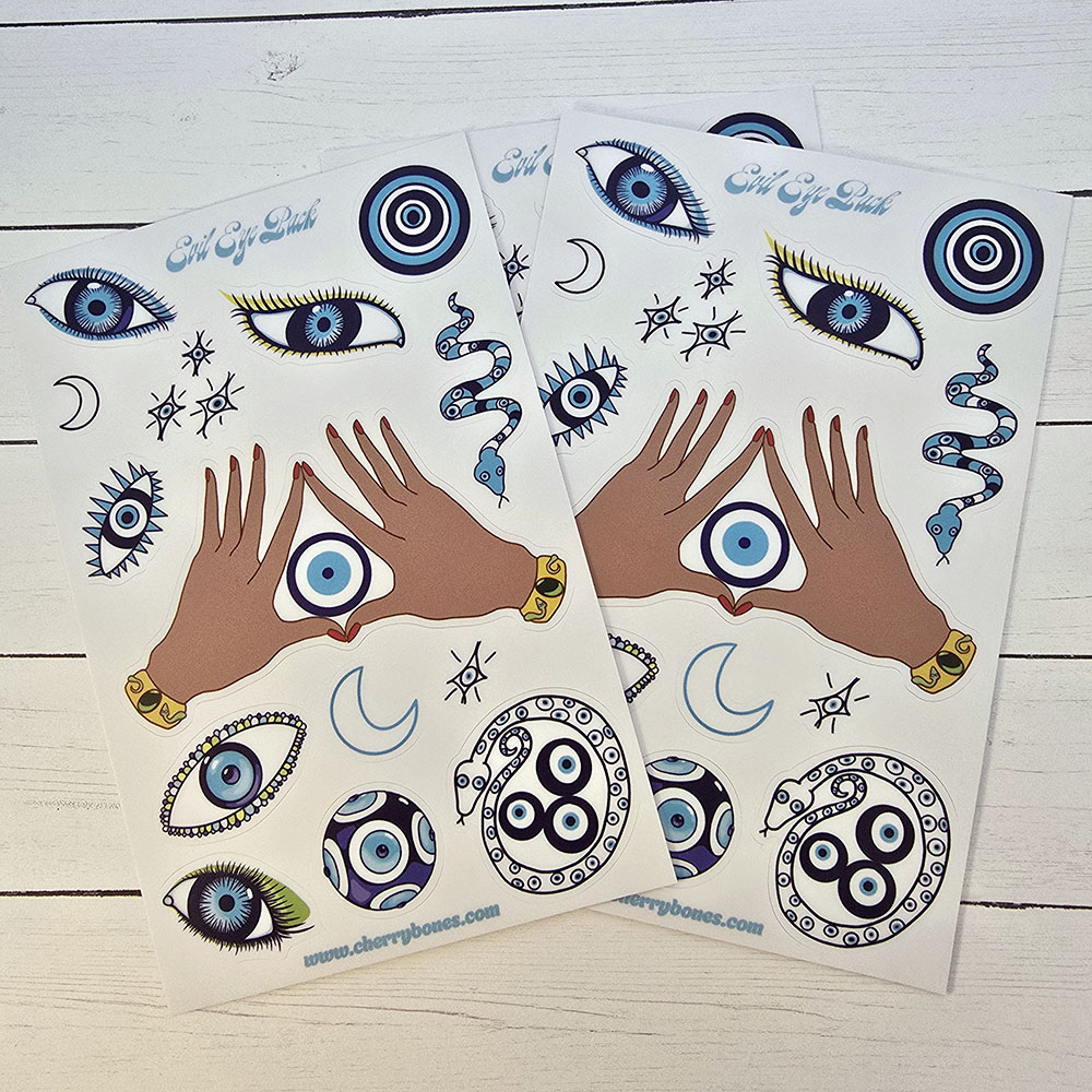 Evil Eye Sticker Sheet 4x6" - Image 4
