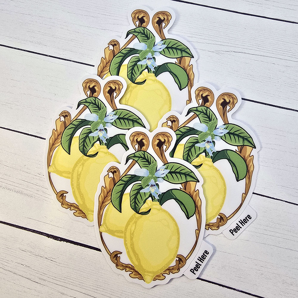 Lemons Sticker 3" - Image 3