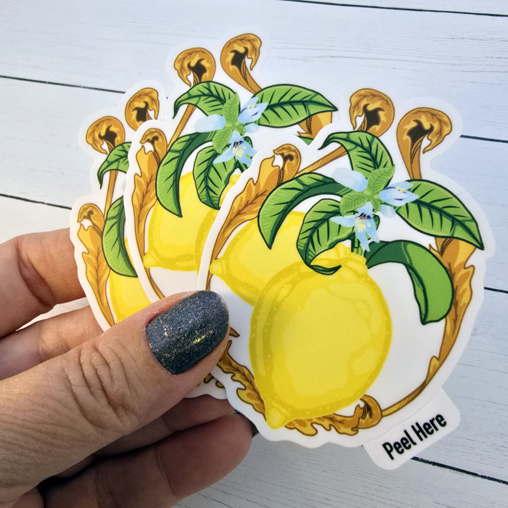 Lemons Sticker 3" - Image 4